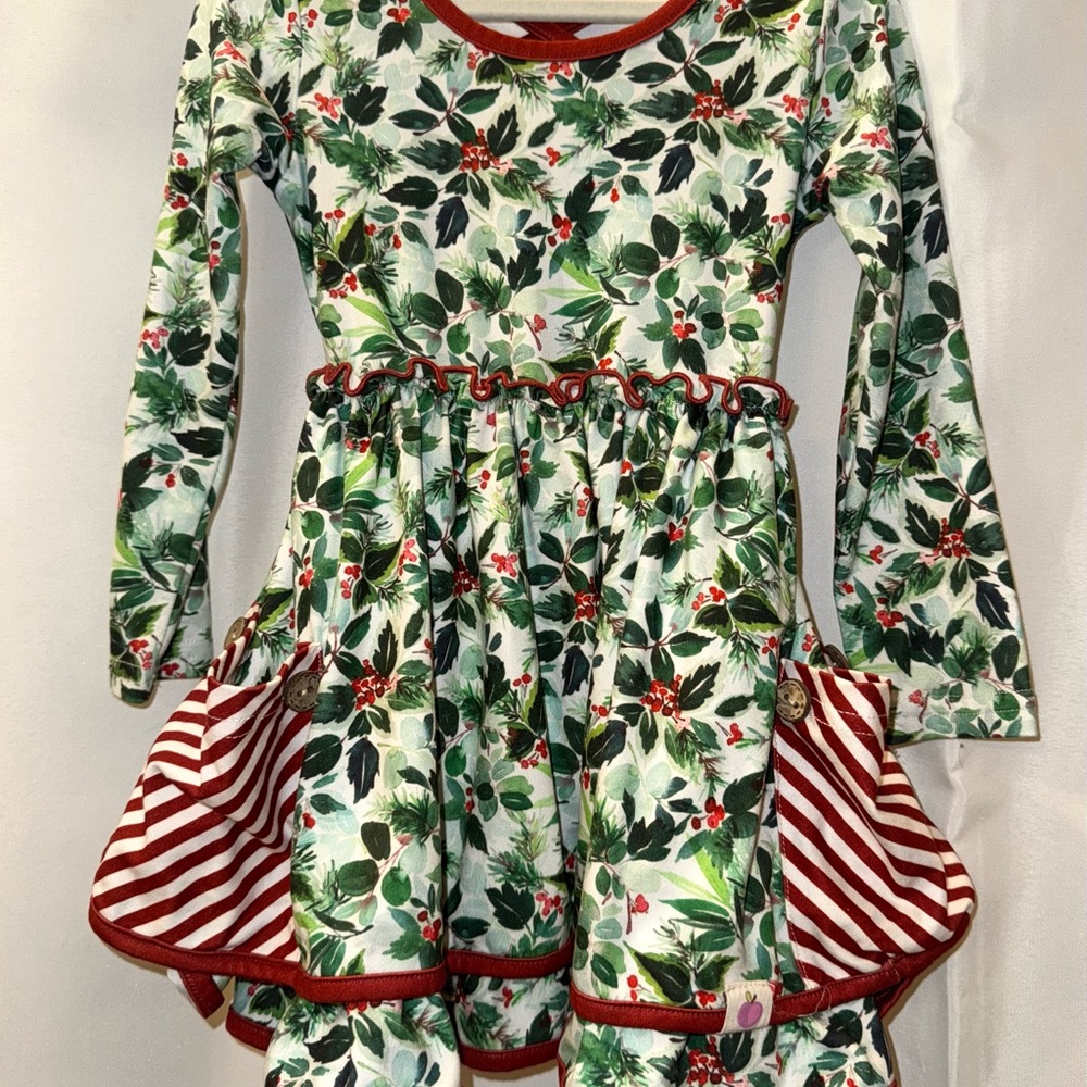 Cheeky Plum Festive Dress 18/24m